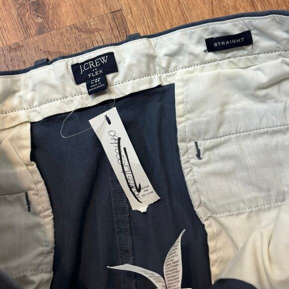 J.Crew Straight Fit Flex Chino Pant In Overcast Blue Size 36x31 - Picture 4 of 8